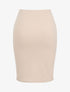 Jupe crayon classique - Beige - 1