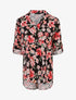 Blouse oversize à imprimé fleuri - Noir - 5
