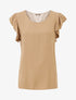 Top sans manches uni dos en crochet - Beige foncé - 5