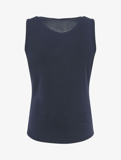 Top uni à base asymétrique - Marine - 2