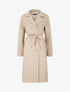 Trench long ceinturé - Beige - 1