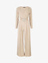 Combinaison fluide à boucle stylisée - Beige - 5