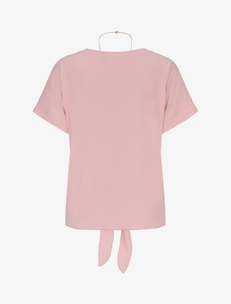 Top uni à nouer - Rose - 2
