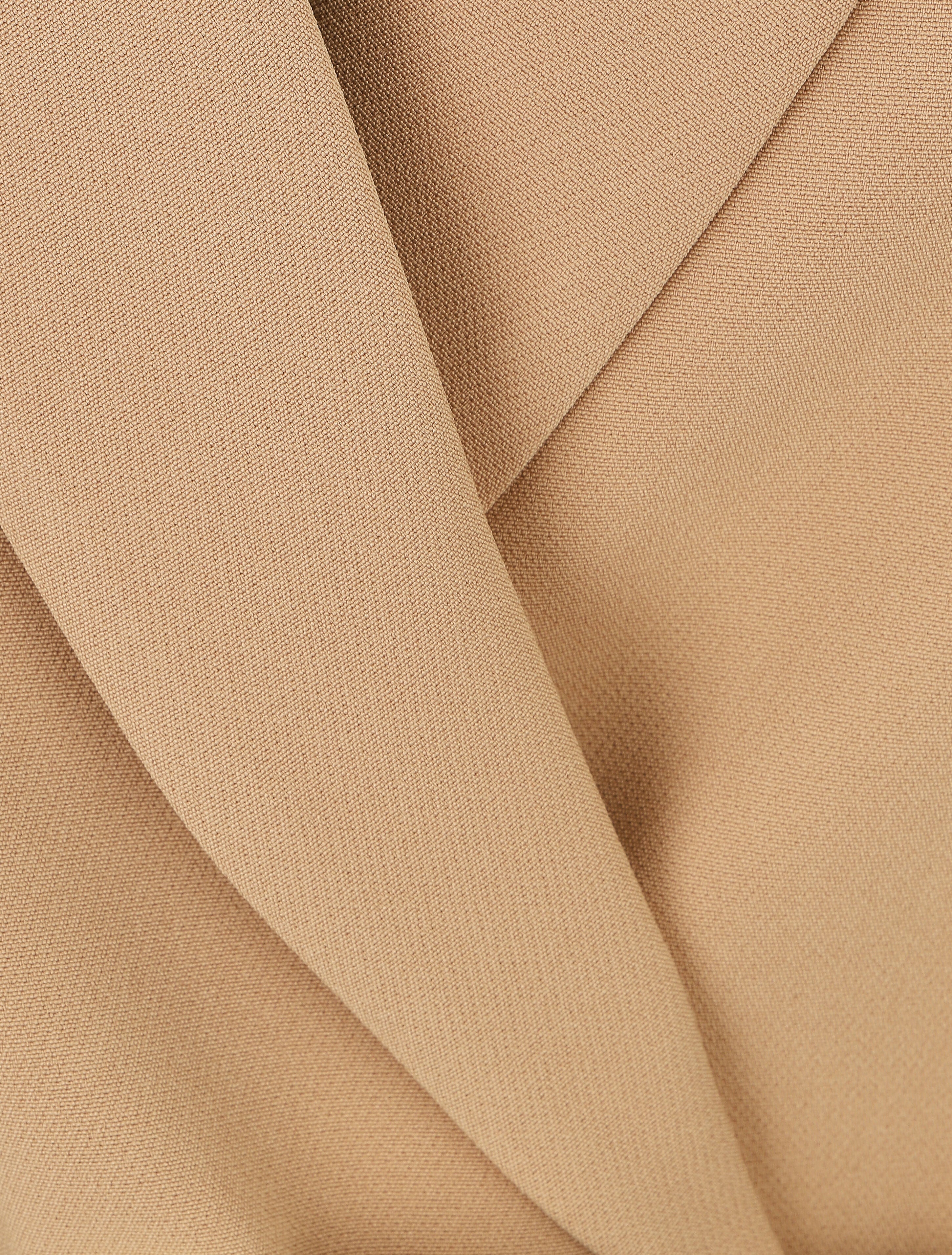Blazer long ceinturé - Camel - 3