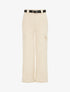 Pantalon fluide style cargo - Beige - 5