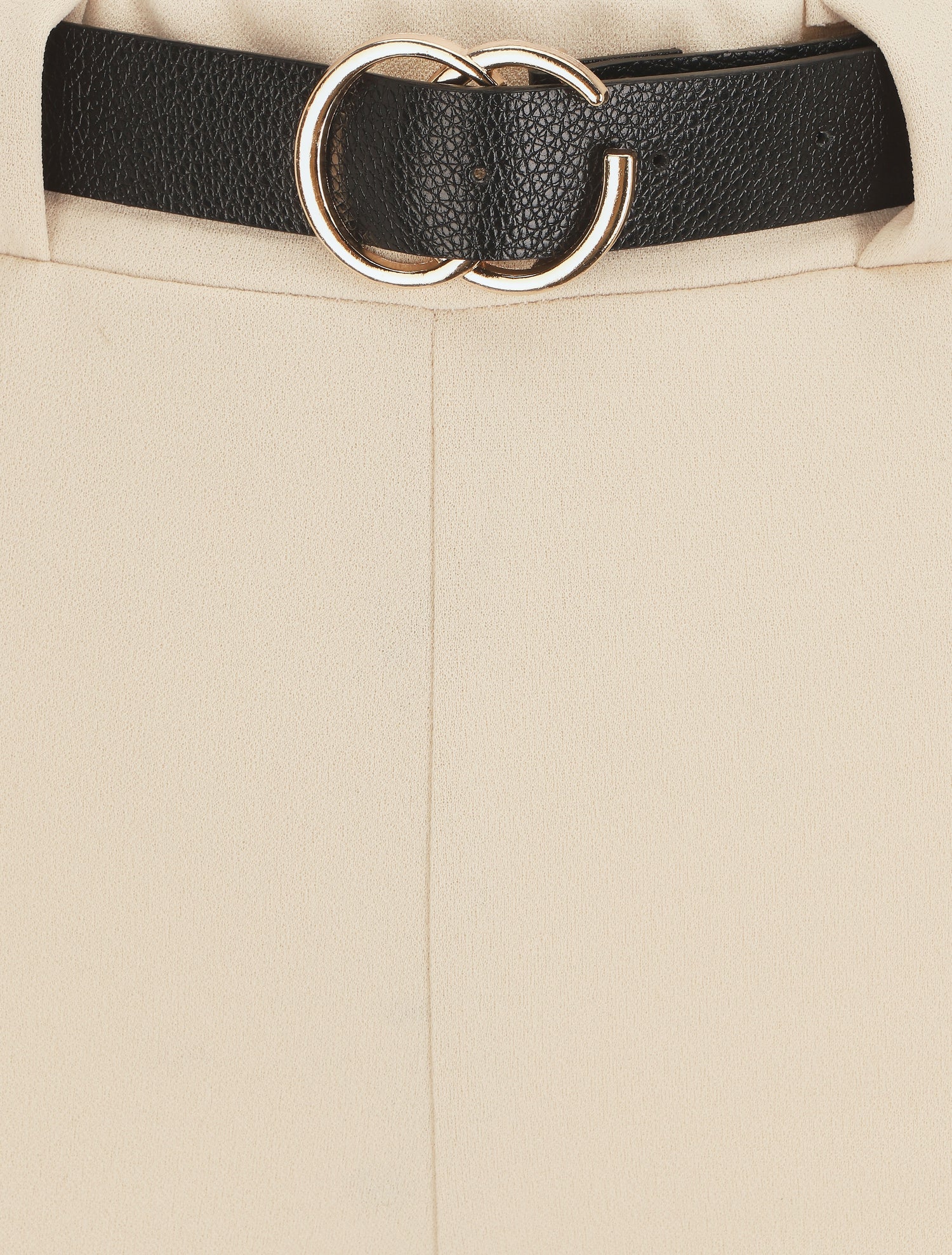 Pantalon fluide style cargo - Beige - 3