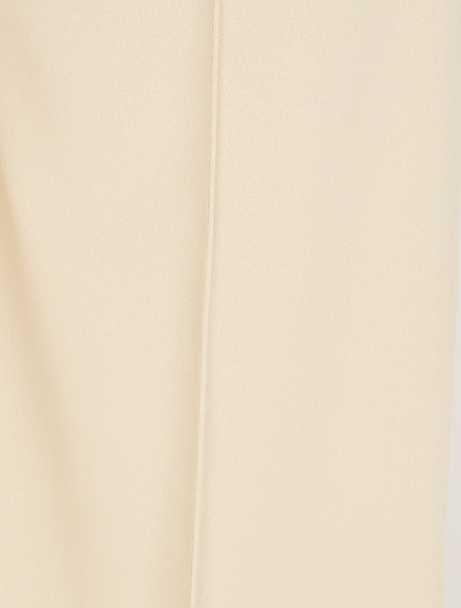 Pantalon fluide uni à boutons décoratifs - Beige - 3