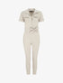 Combinaison ajustée manches courtes - Beige - 5