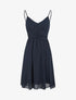 Robe courte unie - Marine - 1