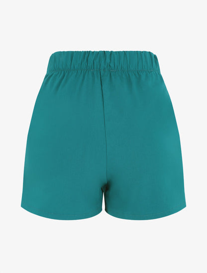 Short uni style portefeuille - Bleu canard - 2