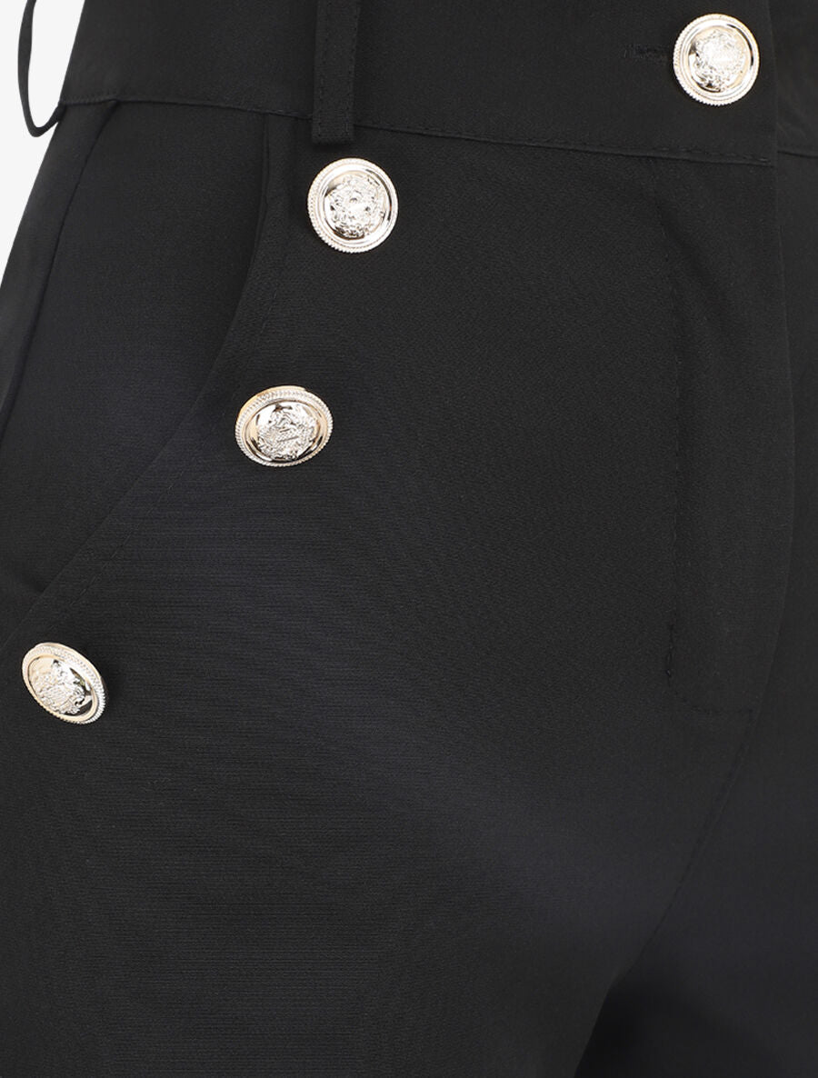 Short à pont taille haute - Noir - 3