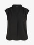 Top uni sans manches - Noir - 1