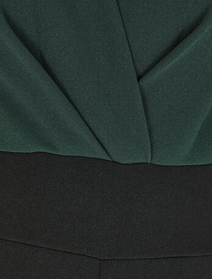 Combinaison droite manches 3/4 - Vert foncé - 3