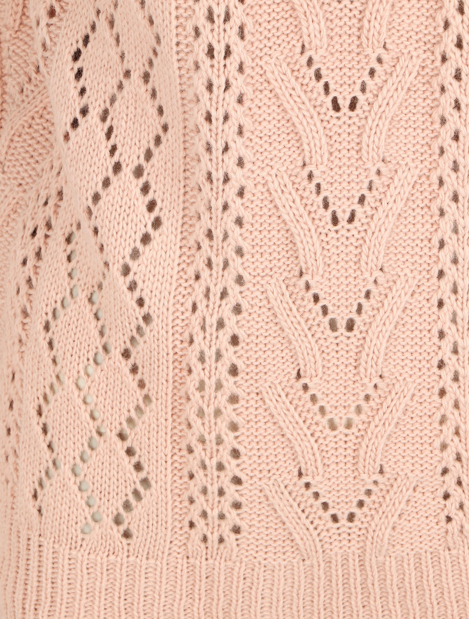 Pull droit uni col bateau - Rose - 3