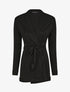 Gilet mi-long coupe droite - Noir - 4