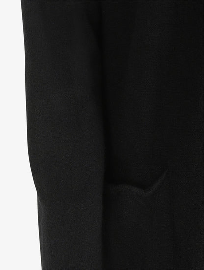 Gilet long uni à poches - Noir - 3