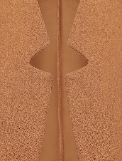 Veste classique coupe droite - Camel - 3