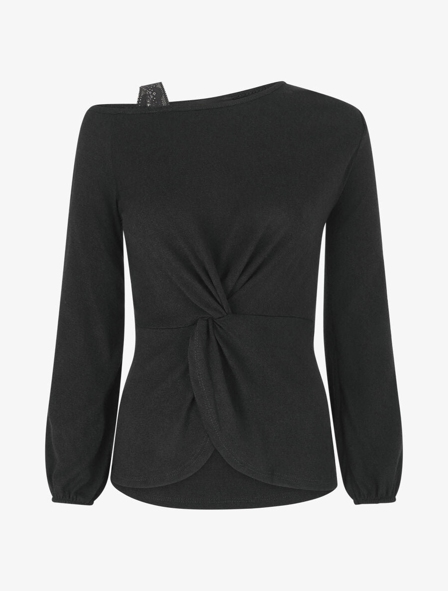Pull fin croisé à l&