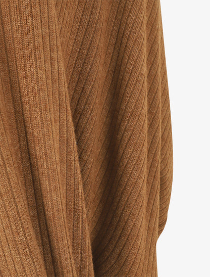 Gilet style cape - Camel - 3