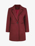 Manteau droit mi-long - Bordeaux - 4