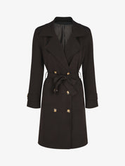 Trench uni coupe oversize - Noir - 4