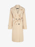 Trench oversize ceinturé - Beige - 1