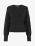 Pull cache-coeur en maille - Noir - 4