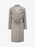 Manteau long coupe droite - Gris - 1