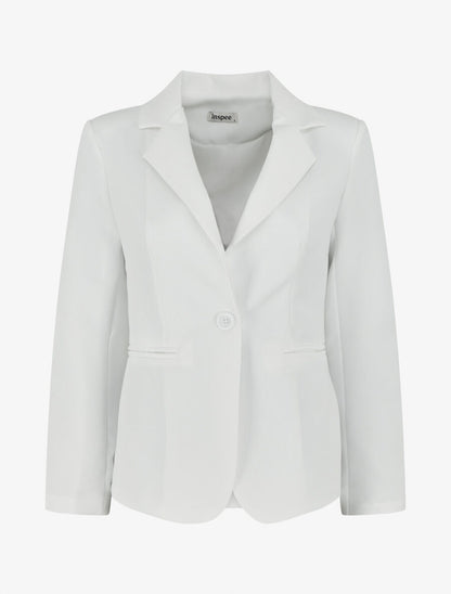 Veste mi-longue classique - Blanc - 1