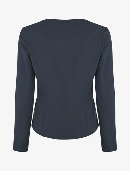 Blazer stretch à poches zippées - Bleu marine - 2