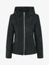 Veste en suédine zippée à capuche - Noir - 1