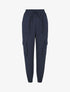 Pantalon cargo fluide à bords élastiqués - Marine - 4