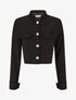 Veste courte boutonnée - Noir - 1