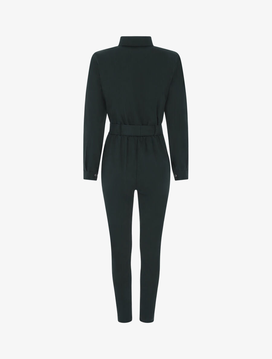 Combinaison stretch coupe slim - Noir - 2