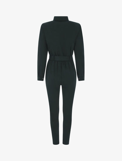 Combinaison stretch coupe slim - Noir - 2