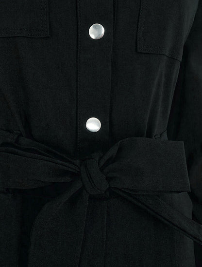 Combinaison stretch coupe slim - Noir - 3