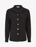 Chemise unie fluide - Noir - 1
