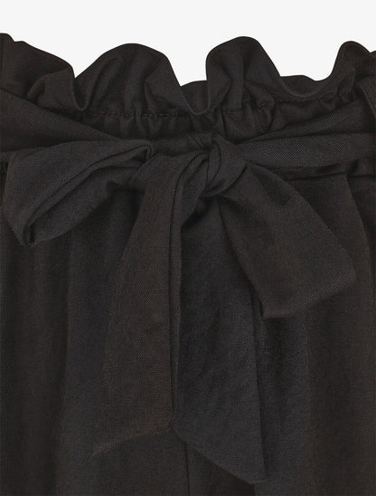 Short évasé taille haute - Noir - 3