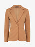 Blazer ajusté uni - Camel - 4