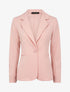 Blazer ajusté uni - Rose pâle - 1