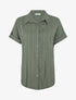 Chemise texturée à manches courtes - Kaki - 4