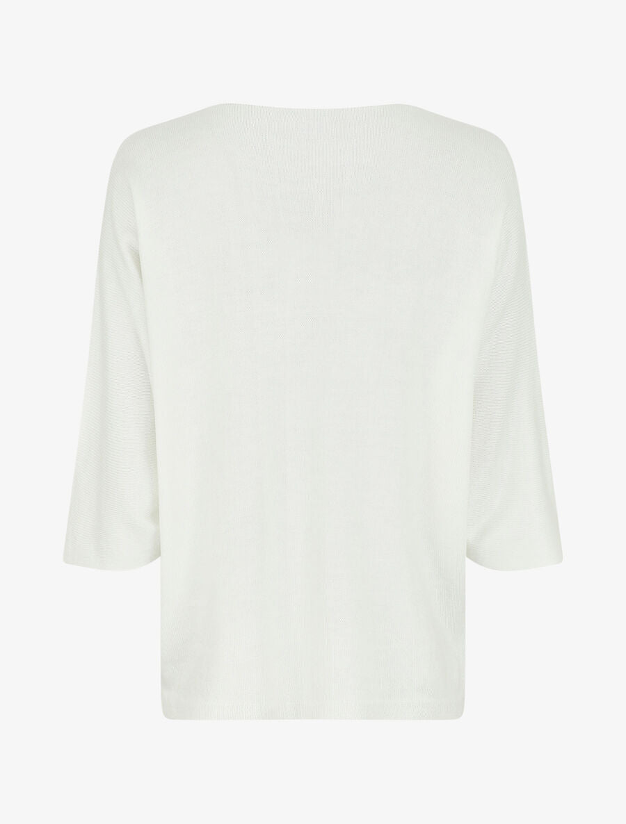 Pull imprimé fleurs à manches chauves-souris - Lilas - 2