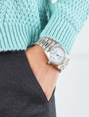 Montre en acier inoxydable - Argent - 1