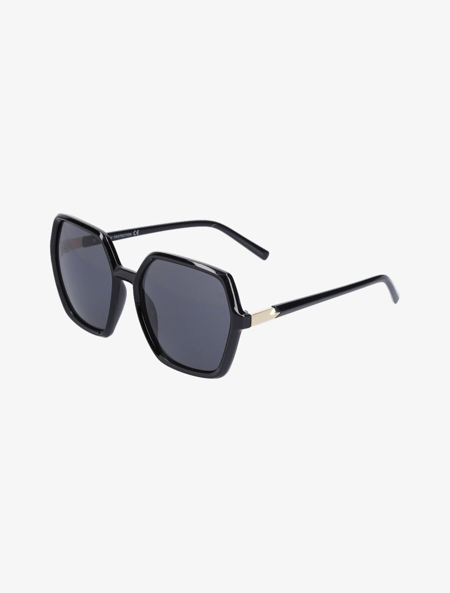 Lunettes de soleil oversize forme carrée - Noir - 2