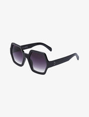 Lunettes octogonales oversize - Noir - 2