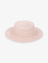 Canotier en paille à sequins dorés - Rose - 2