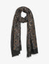 Foulard géométrique irisé - Noir - 4