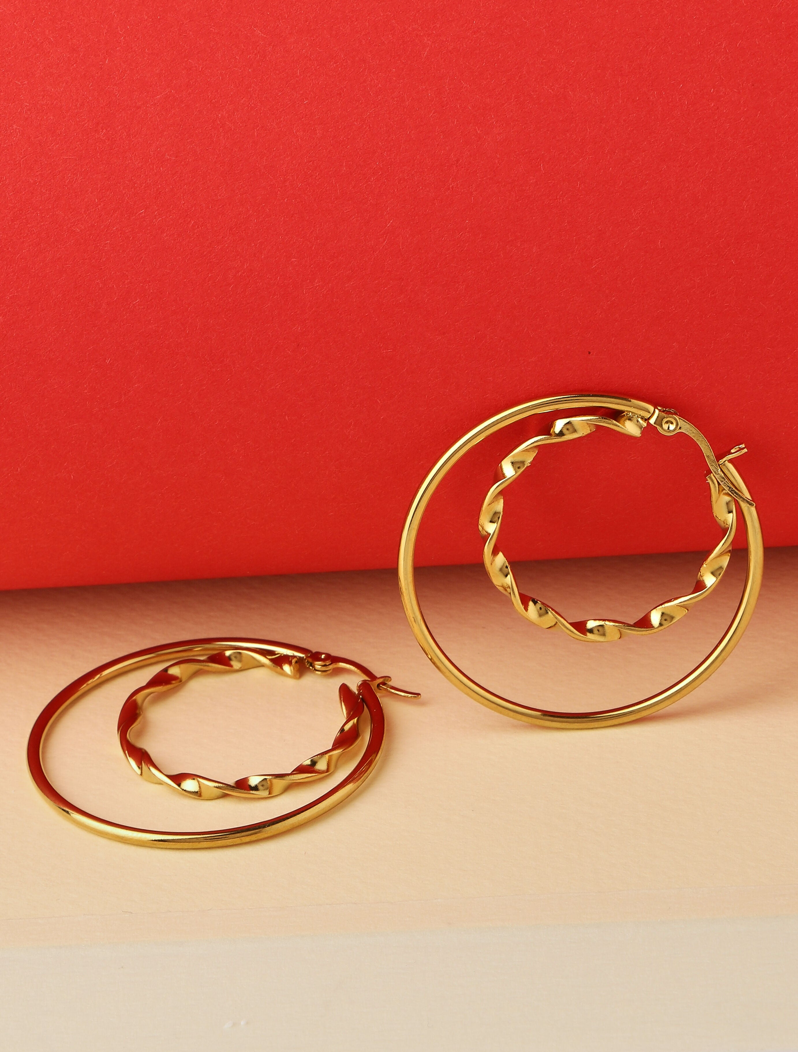 Double créoles - Or - 1