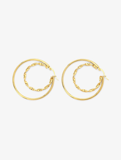 Double créoles - Or - 2