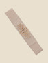 Ceinture élastiquée boucle graphique - Beige - 1